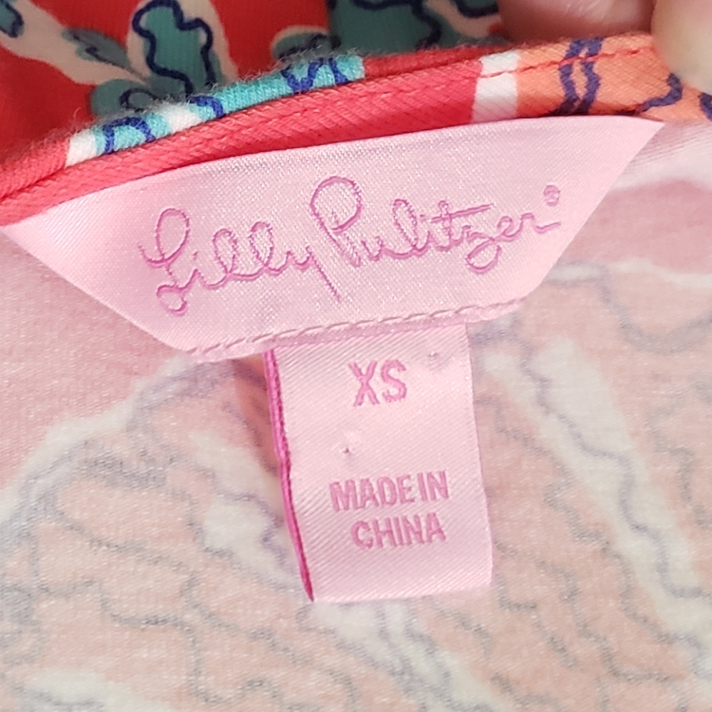 Lilly Pulitzer Topanga Dress in Watermelon Coralina - Picture 6 of 9